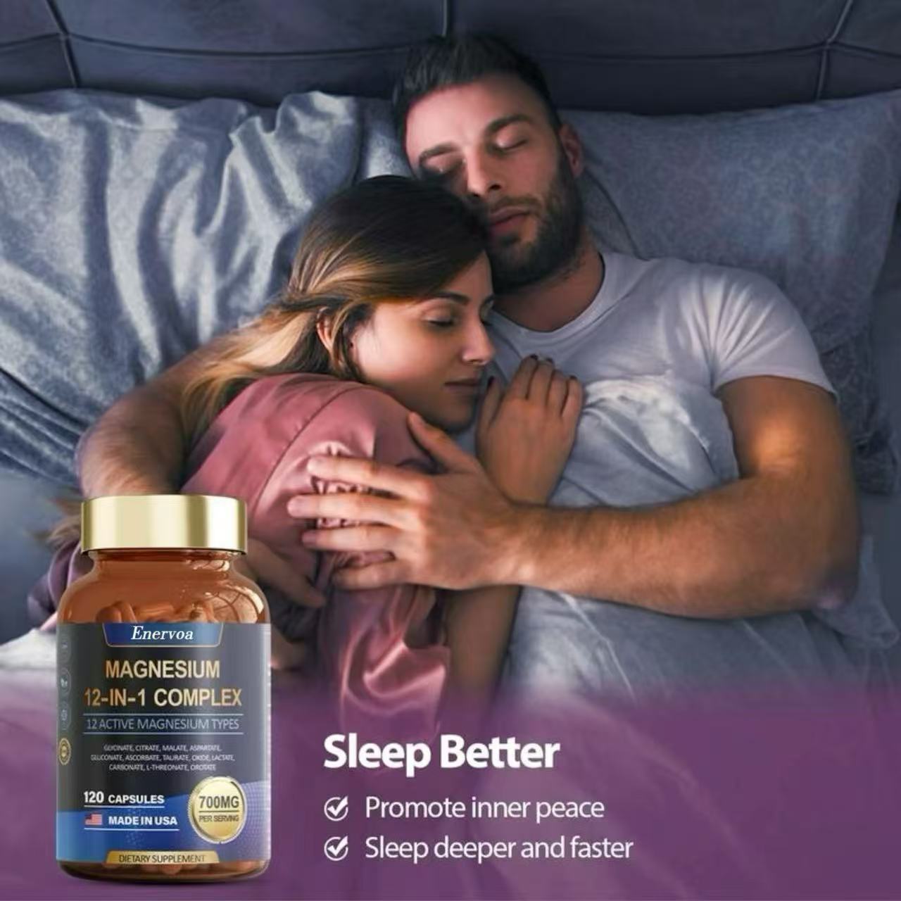 Enervoa 12-in-1 Magnesium Complex 700mg